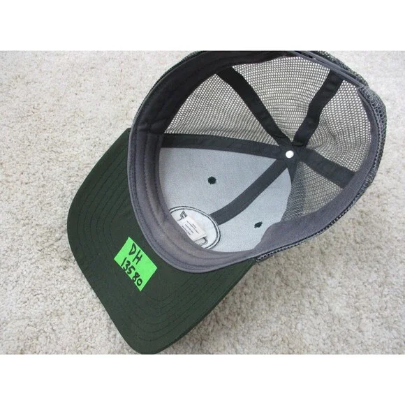 Vineyard Vines Hat Cap Snap Back One Size Green Gray Whale Trucker Preppy Mens - Picture 8 of 11